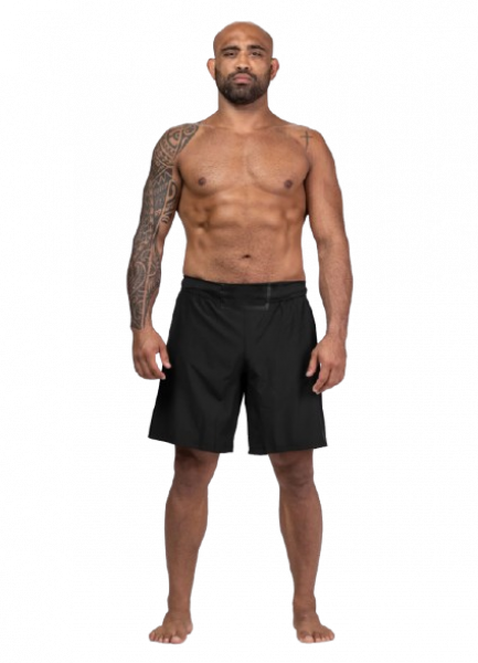 PitBull Trainings-Grappling-Shorts kleines Logo black